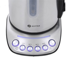 bollitore Kottea pulsanti e spie