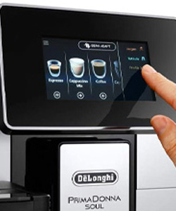 Macchina caffe con macinacaffe Delonghi Primadonna Soul 610.55.Sb DeLonghi Primadonna Soul ECAM 610.55.SB