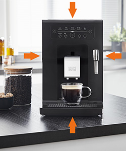 Design macchina automatica Krups Intuition