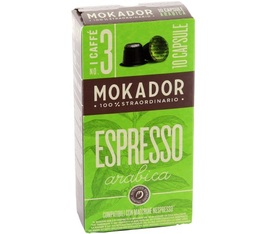 10 capsule compatibili Nespresso* Original Arabica – Mokador Castellari