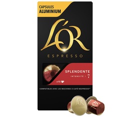 10 capsule compatibili Nespresso* Original Splendente – L'Or Espresso