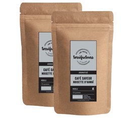 Les Petits Torréfacteurs - Caffè macinato - Gusto nocciola 250g (2x125g) 