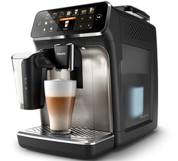 PHILIPS Macchina Espresso Serie 5400 EP5447/90 LatteGo Cromata