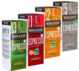 Mokador Castellari - 80 cialde ESE - Kit Assaggio