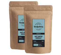Les Petits Torréfacteurs - Caffè in grani gusto cioccolato 2 x 125 g