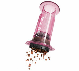 AEROPRESS - Caffettiera portatile Clear Rosa