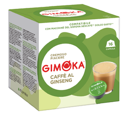 16 capsule compatibili Nescafe* Dolce Gusto* Espresso al Ginseng – Gimoka