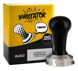 BARISTATOR  - Tamper da caffè ad alta precisione in legno nero 58,6 mm  