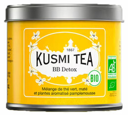 Kusmi Tea - Tè verde biologico e Maté BB Detox sfuso in lattina da 100 g
