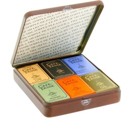 Café Tasse - Scatola di 18 mini tavolette di cioccolato - 162 g