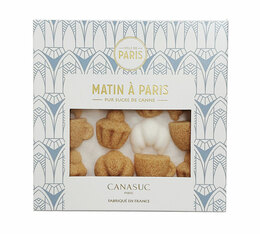  Canasuc - 32 zollette di zucchero a forma di brioche, croissant e tazzina - Matin à Paris