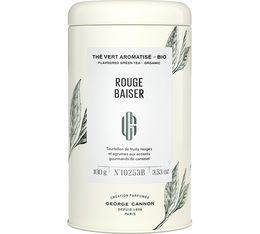 George Cannon - Tè verde biologico Red Kiss sfuso in lattina da 100 g