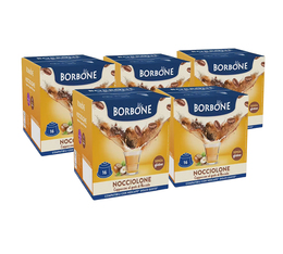 80 capsule compatibili Nescafe* Dolce Gusto* Cappuccino Nocciolone Caffè Borbone