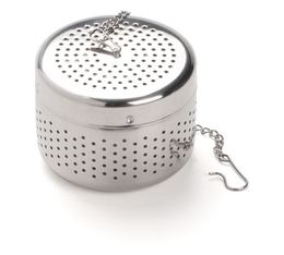 Dammann - Infusore per tè cilindrico in acciaio inox cromato