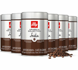 Illy - Caffè in grani -  Arabica Selection India - 6 x 250 g