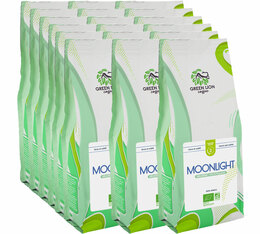 Green Lion Coffee - Caffè in grani bio decaffeinato  - Uso professionale - Moonlight - 18 x 250 g