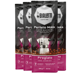 Bialetti - Caffè macinato - Perfetto Moka Delicato 4 x 250 g