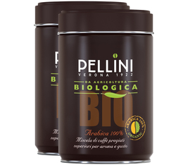 Pellini - Caffè biologico macinato 100% Arabica 2 x 250 g