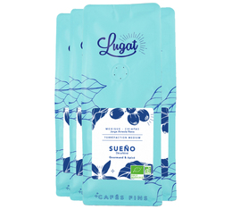 Cafés Lugat - Caffè in grani - Sueño | Messico - Decaffeinato Bio - 1 kg