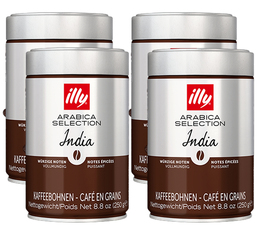 Illy - Caffè in grani - Arabica Selezione India - 4 x 250 g