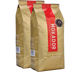 2 kg - Café en grain - 100% Straordinario Gran Miscela - MOKADOR CASTELLARI