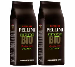 Pellini - Caffè in grani - Bio 100% Arabica 2 x 500 g