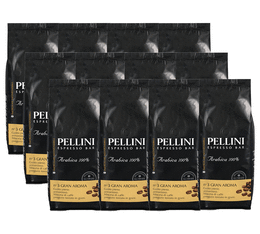 Pellini - Caffè in grani per uso professionale - Gran Aroma n° 3 | 12 x 1 kg