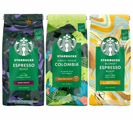 STARBUCKS -  Caffè in grani - Kit assaggio 3 x 450 g