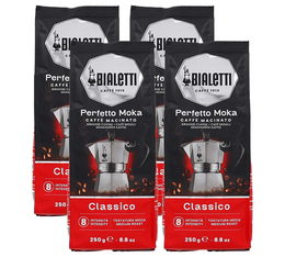 Bialetti - Caffè macinato - Perfetto Moka Classico 4 x 250 g 