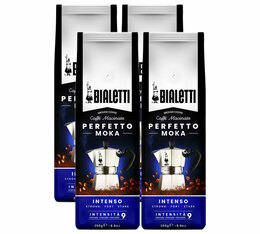 Bialetti - Caffè macinato - Perfetto Moka Intenso 4 x 250 g