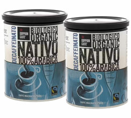 Goppion Caffè - Caffè macinato - Decaffeinato bio Nativo 100% arabica 2 x 250 g