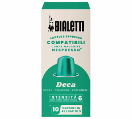 10 capsule compatibili Nespresso* Original Deca – Bialetti