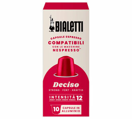 10 capsule compatibili Nespresso* Original Deciso – Bialetti