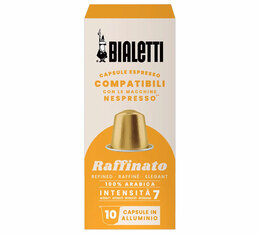 Bialetti - 10 Capsule per Nespresso® in Alluminio - Raffinato