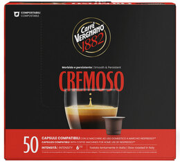 50 capsule compatibili Nespresso* Original Cremoso – Caffè Vergnano