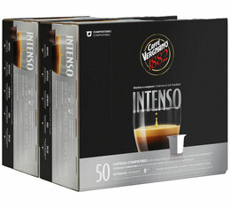 100 capsule compatibili Nespresso* Original Espresso Intenso – Caffè Vergnano
