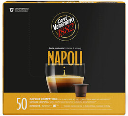 50 capsule compatibili Nespresso* Original Napoli –Caffè Vergnano