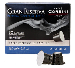 50 capsule compatibili Nespresso* Original Gran Riserva Arabica – Caffè Corsini