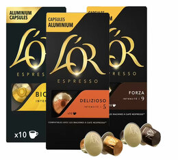 L'Or Espresso - Kit Assaggio 30 capsule compatibili Nespresso* Original - Gusto Italiano