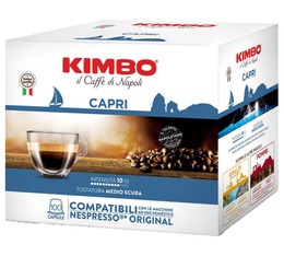 100 capsule compatibili Nespresso* Original Capri – Kimbo