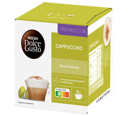 16 capsule Cappuccino – Nescafé* Dolce Gusto*