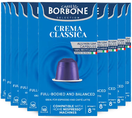 100 Capsule compatibili Nespresso* Original Crema Classica - Caffè Borbone