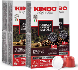 50 capsule compatibili Nespresso* Original Espresso Barista Napoli – Kimbo
