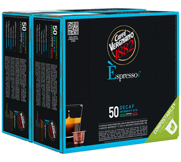 100 capsule compatibili Nespresso* Original Espresso Decaffeinato – Caffè Vergnano