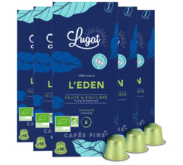 50 capsule compatibili Nespresso* Original L’Eden Bio – Lugat