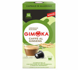 10 capsule compatibili Nespresso* Original Ginseng – Gimoka