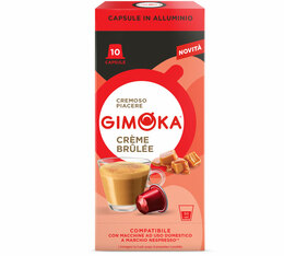 10 capsule compatibili Nespresso* Original Crème Brûlée – Gimoka
