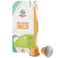 10 capsule compatibili Nespresso* Original Le Mélange Inca Bio – Green Lion Coffee