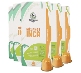 50 capsule compatibili Nespresso* Original Le Mélange Inca Bio – Green Lion Coffee
