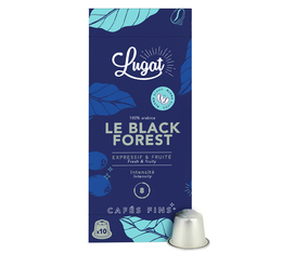 10 capsule compatibili Nespresso* Original Black Forest – Lugat - da consumre entro 28/8/26